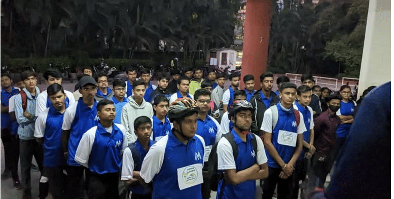 Maharashtriya Mandal college of commerce Cycle Event photo 1
